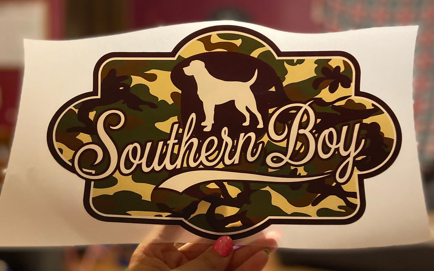 Quick Ship Southern Boy Camo Youth T-shirt
