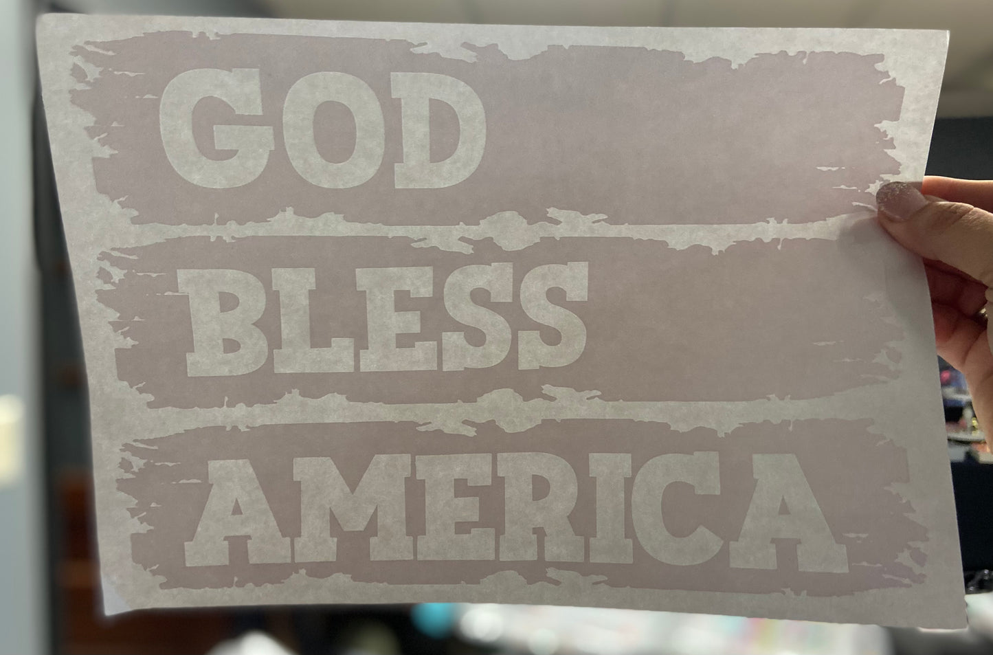 Quick Ship God Bless America T-shirt