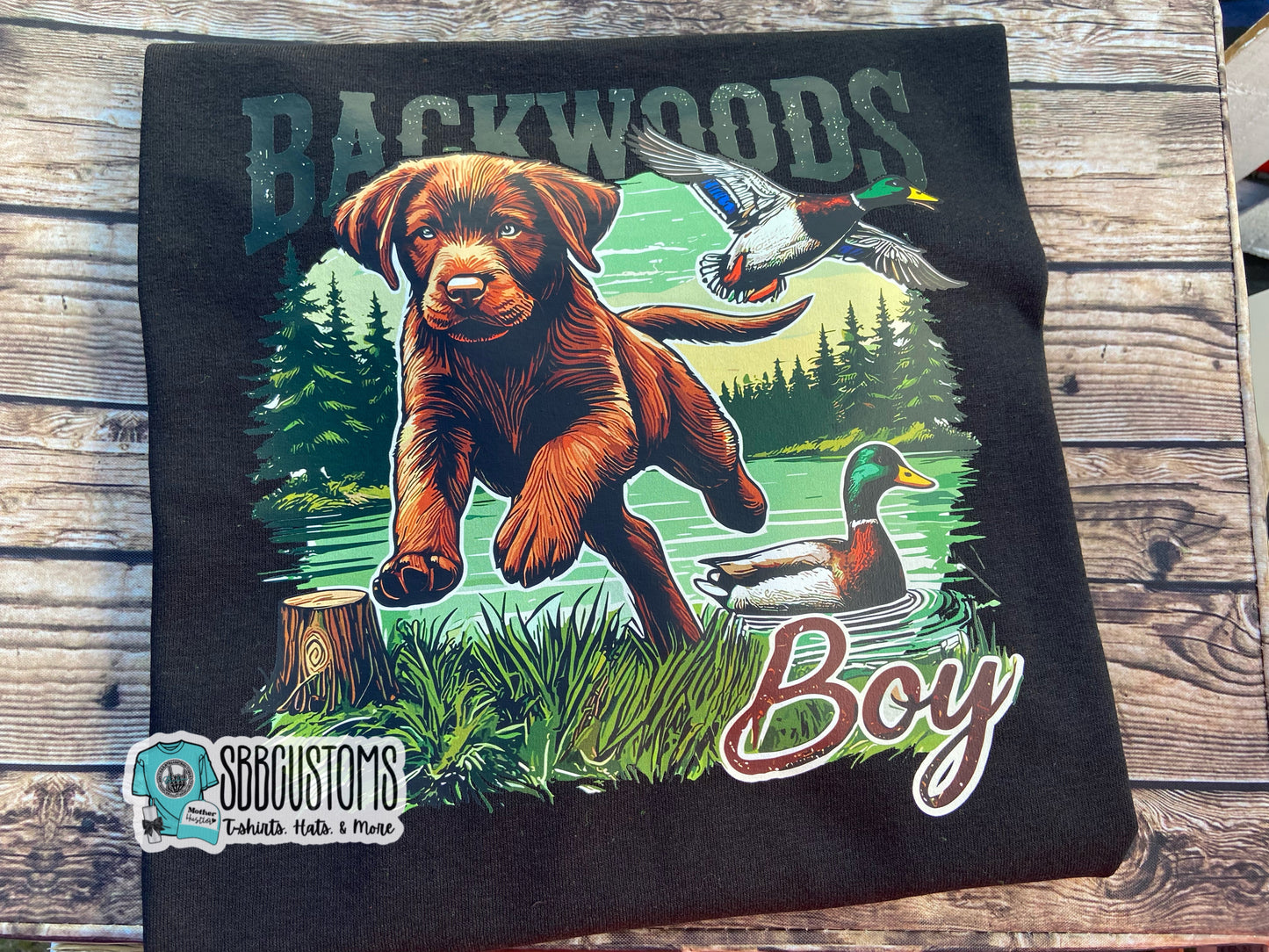 Backwoods Boy Baby, Toddler, Youth Short Sleeve Shirt