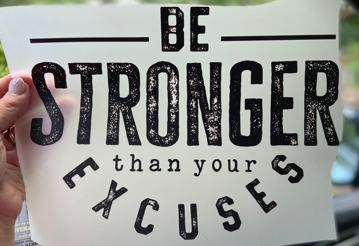 Quick Ship Be Stronger T-shirt