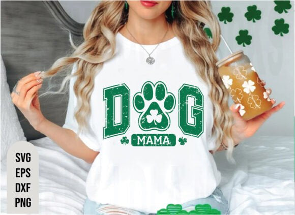 Dog Mama St Patricks T-shirt
