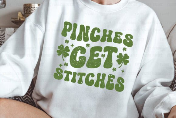 Pinches Get Stitches St Patricks T-shirt