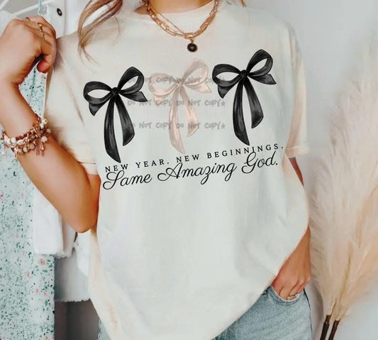 New Year New Beginnings Adult Top