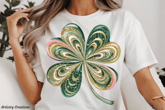 Golden Clover St Patricks T-shirt