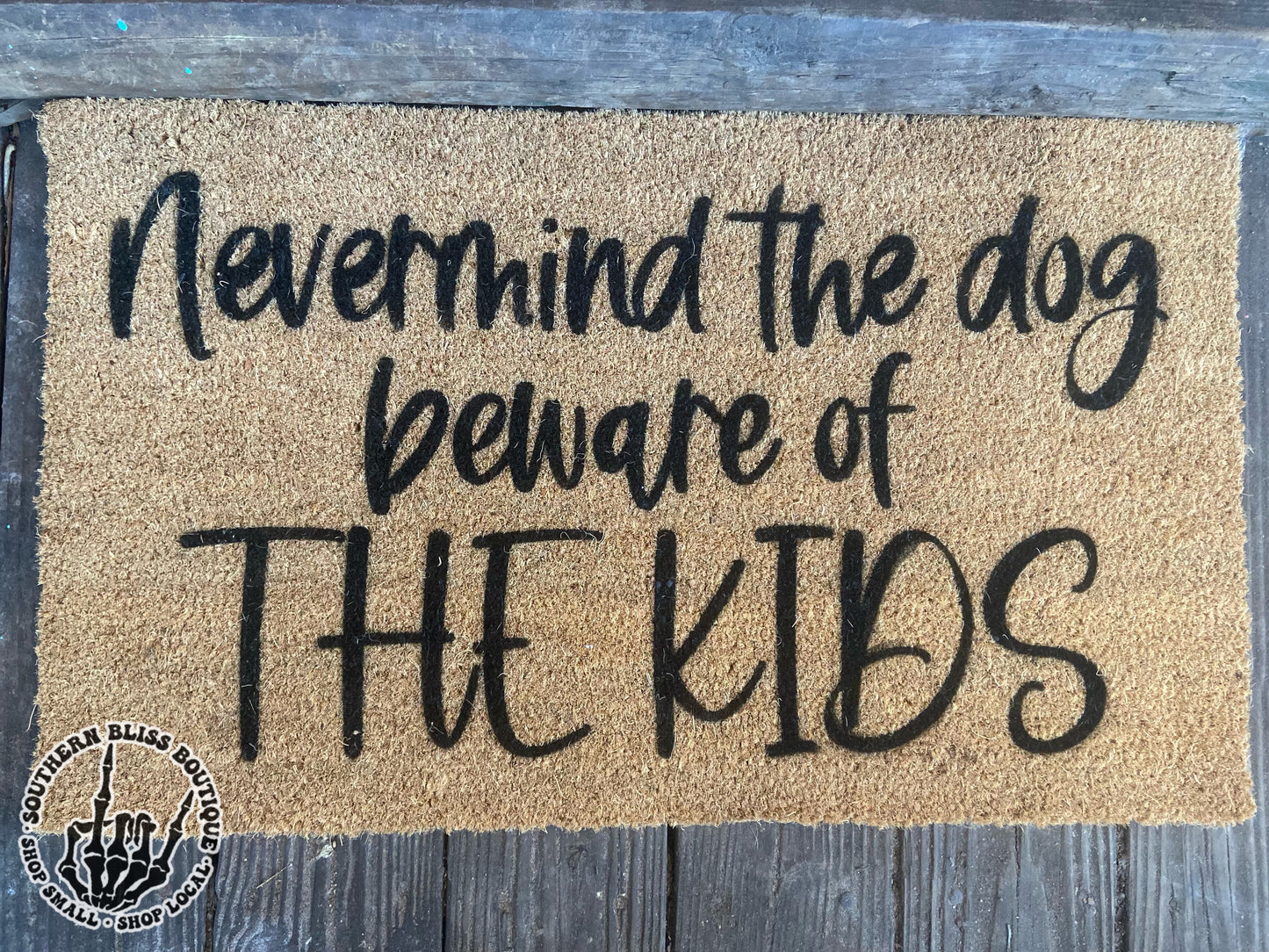 Beware Of The Kids Doormat Preorder