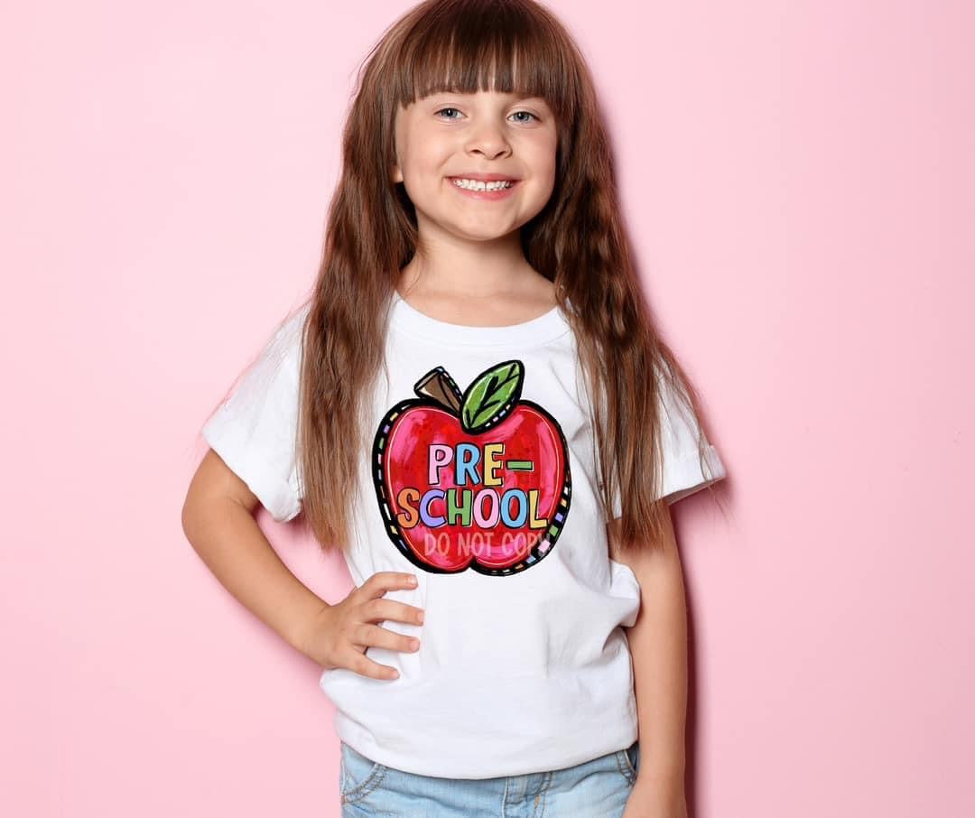 School Elementary Grades Apple Youth Shirt