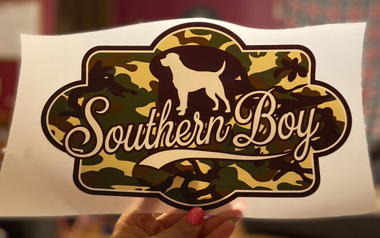 Quick Ship Southern Boy Camo Youth T-shirt
