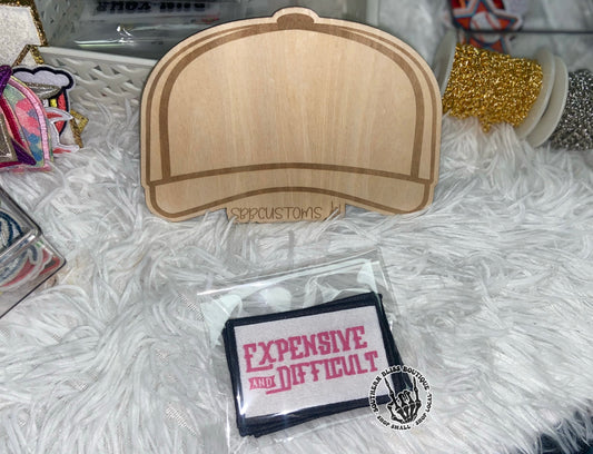 Expensive And Difficult Trucker Hat Patch Only