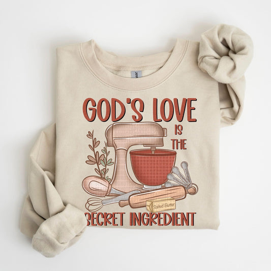 God’s Love Is The Secret Ingredient Sweatshirt