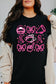 Pink Out Neon Football Team Spirit Colage T-Shirt