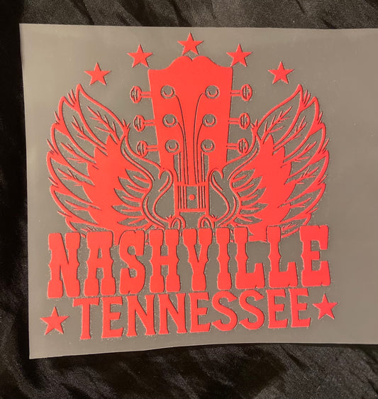 Nashvile DTF Trucker Hat Patch Only