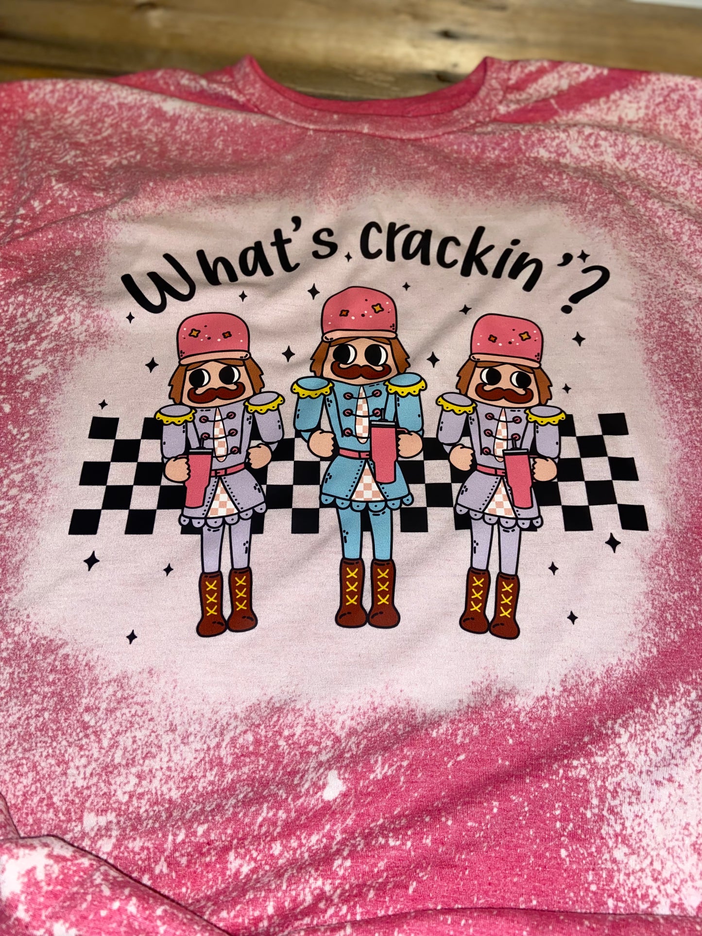 What’s Crackin’ Nutcracker Bleach Tee