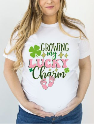 Growing My Lucky Charm St Patricks T-shirt