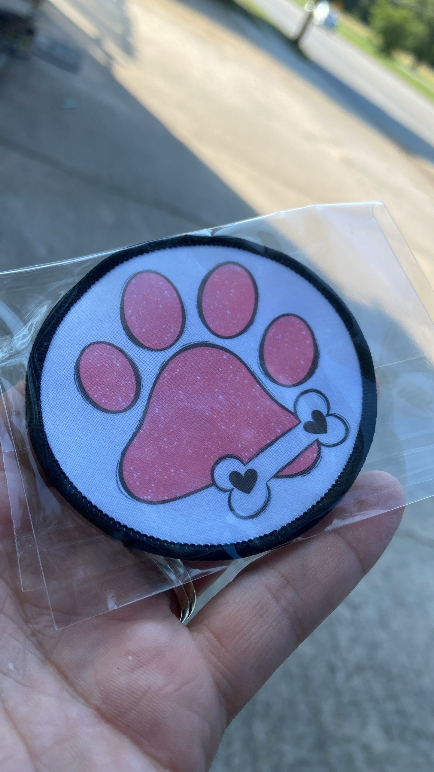 RTS Paw 3in Iron On Hat Patch