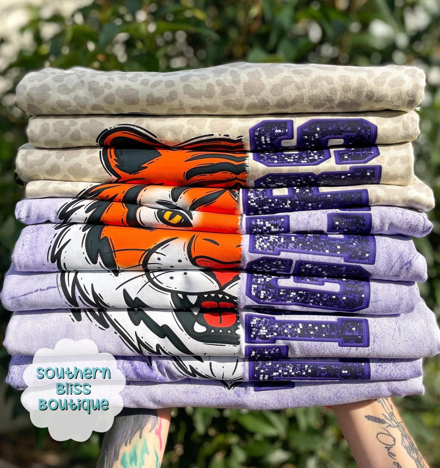 Mascot Tiger Glitter T-Shirt