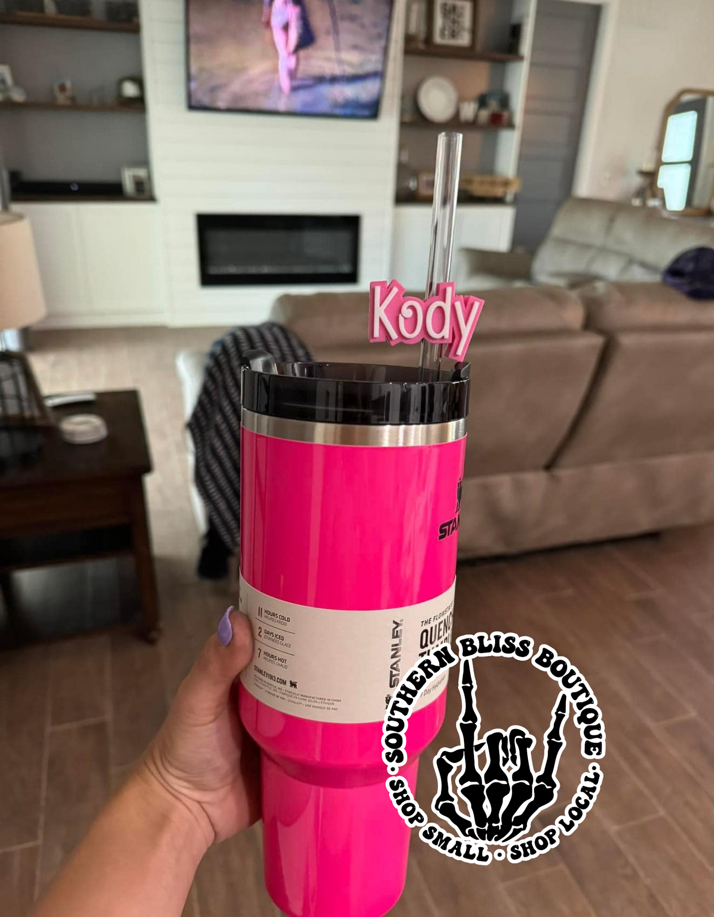 Custom Name Tumbler Straw Accessory Preorder