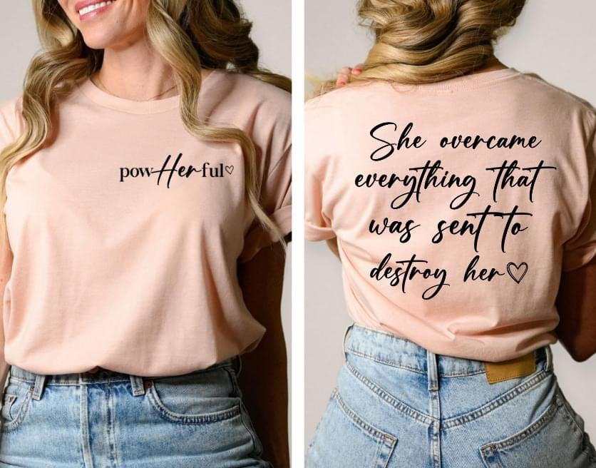 PowHERful Inspirational T-Shirt