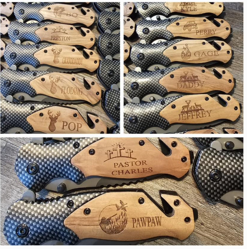 Engraved Knife Custom Gift For Him Preorder