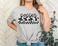 Soccer Mama Checkered T-Shirt