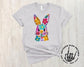 Floral Bunny Spring Youth Shirt