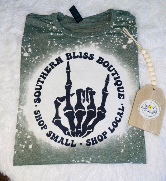 Southern Bliss Boutique Youth or Adult Bleach Tee