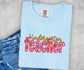 Teacher Watercolor Name Any Grade T-shirt