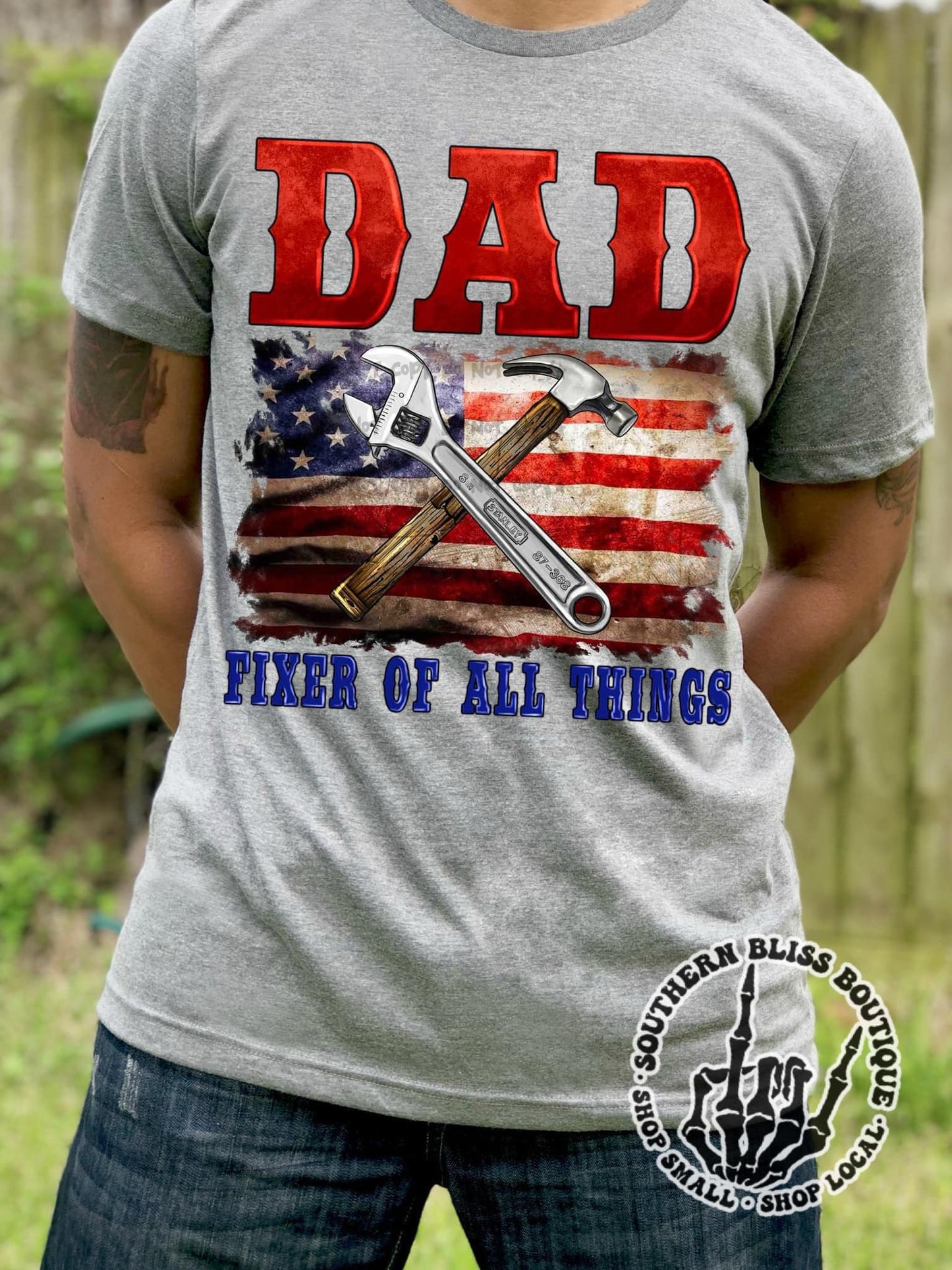 Dad Fixer Of All Things Patriotic T-shirt