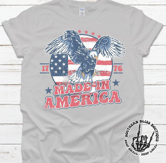 Made In America Patriotic T-shirt