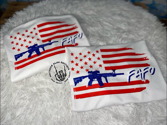 FAFO America Flag Patriotic T-shirt