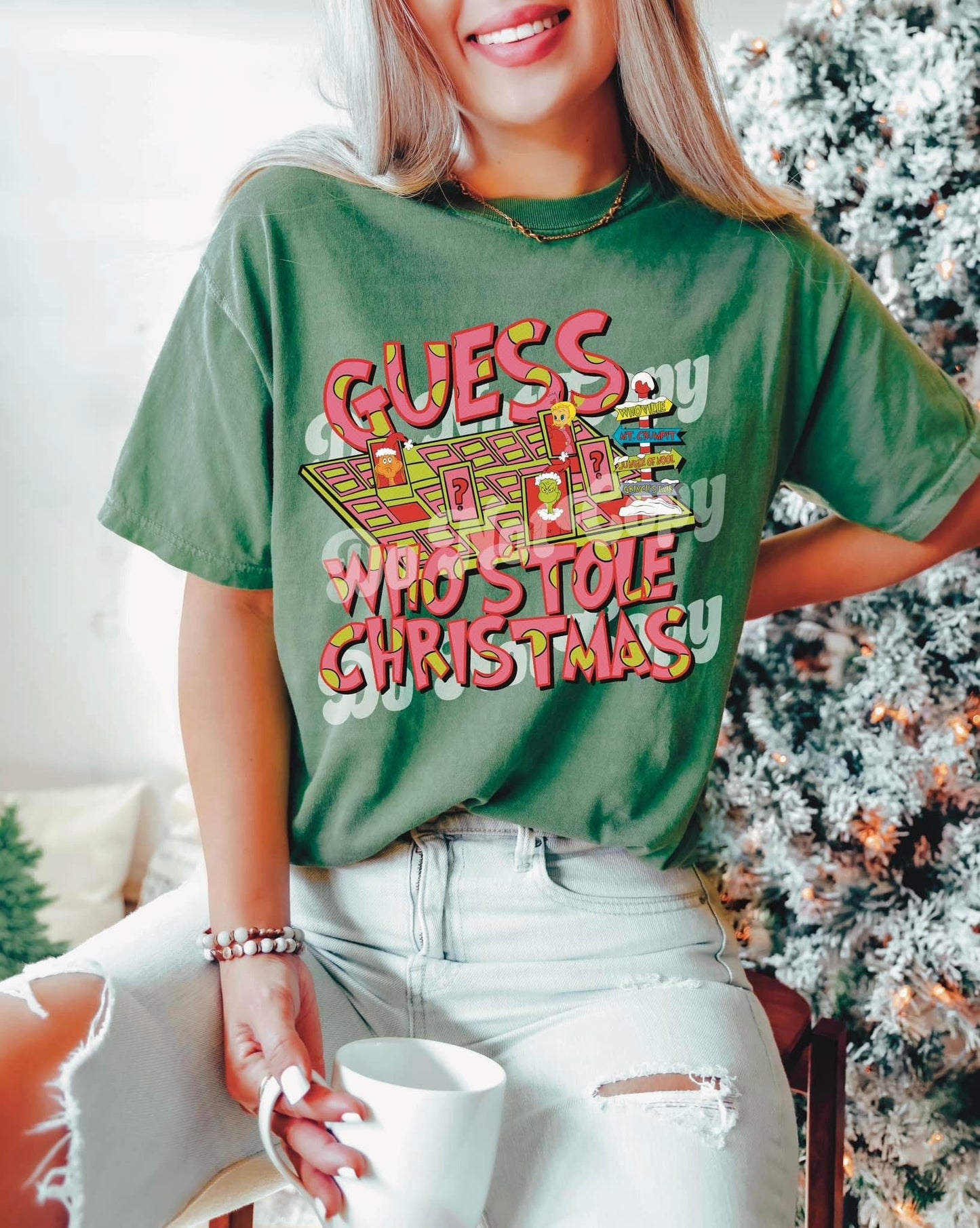 Preorder Green One Christmas Top