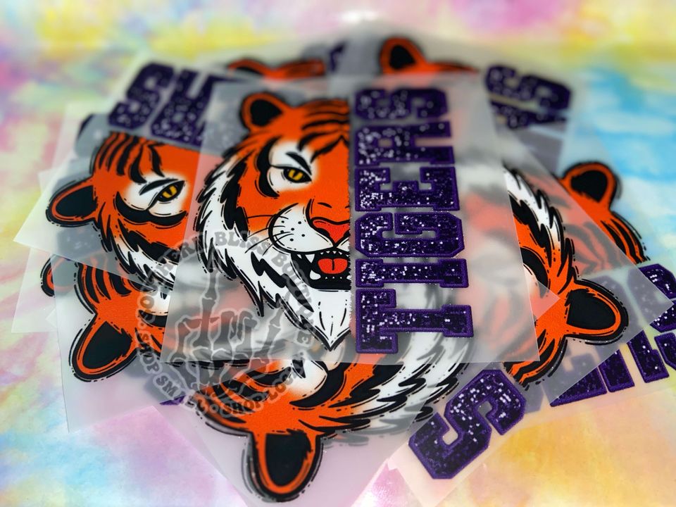 Tigers Team Mascot DTF Hat Print