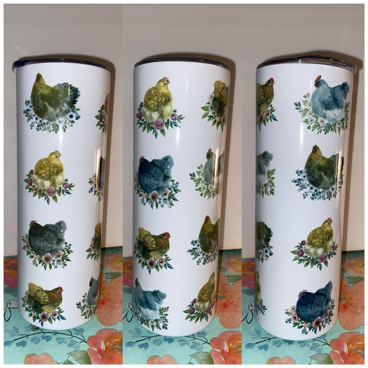 Sitting Hens Punchy 20oz Tumbler