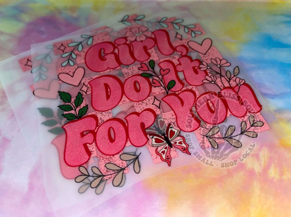 Girl Do It For You DTF Hat Print