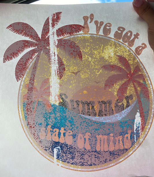Quick Ship Summer State Of Mind T-shirt
