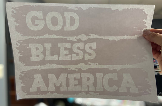 Quick Ship God Bless America T-shirt