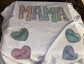 Mama Sweethearts Heart On Sleeve Sweatshirt