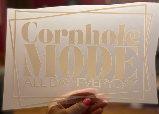 Quick Ship Cornhole Mode All Day T-shirt