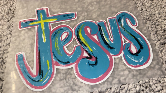 Quick Jesus Pastel Pink & Blue Youth T-shirt