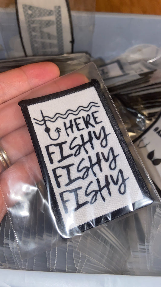 Fishy Fishy Fishy Trucker Hat Patch Only