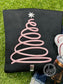 Christmas Tree Pink Foil Puff Sweatshirt Preorder