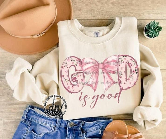 Gos Is Good Pink Bow Sweatshirt