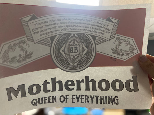 Quick Ship Motherhood T-shirt