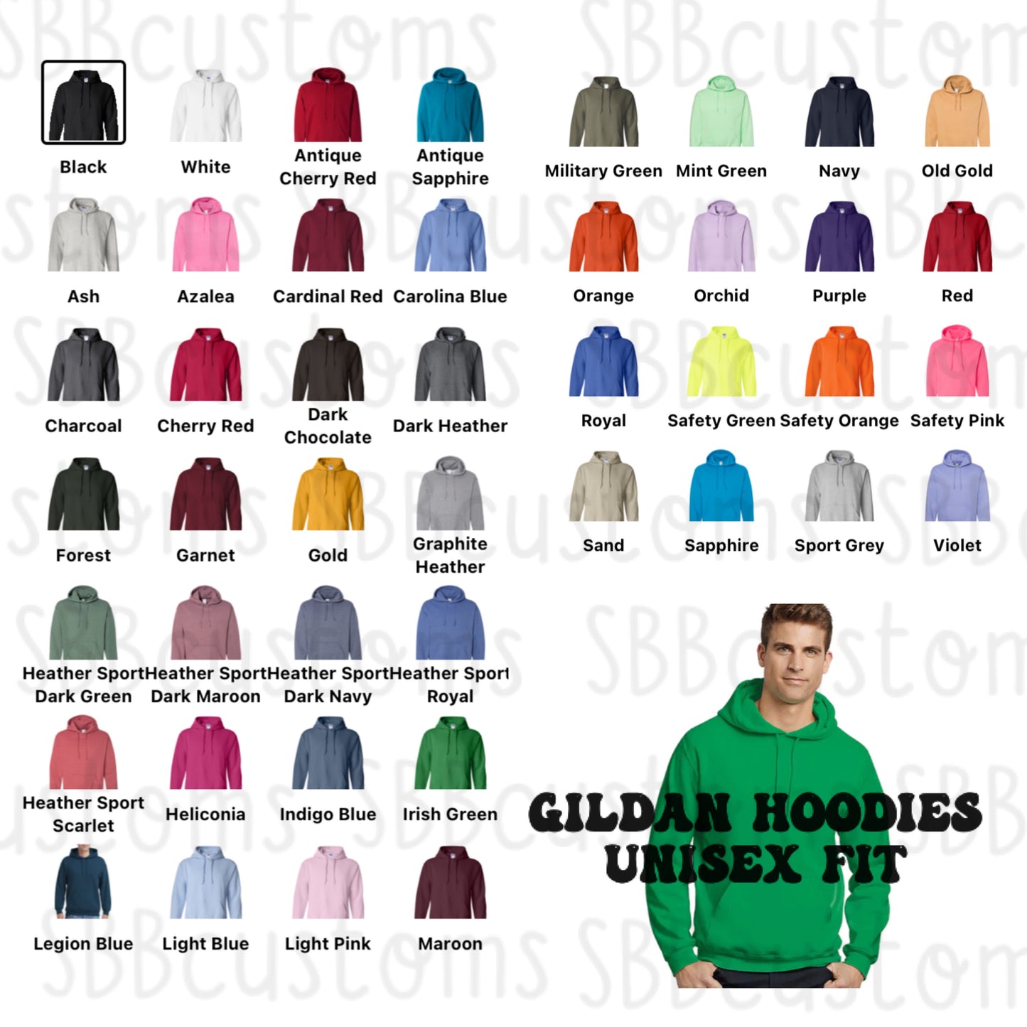 Custom Adult Gildan Hoodie