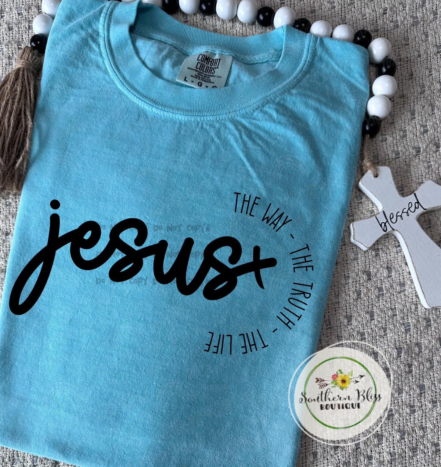 Jesus The Way The Truth The Life Comfort Color T-Shirt