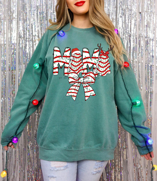 Mama Christmas Trees Sweatshirt