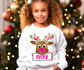 Custom Reindeer Brushstroke Reindeer T-shirt