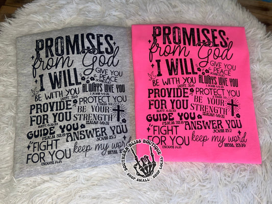 Gods Promises Comfort Color T-Shirt