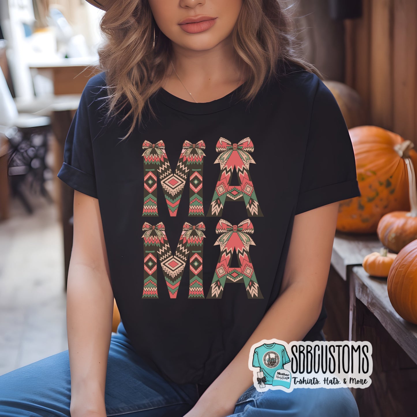 Mama Western Aztec T-shirt