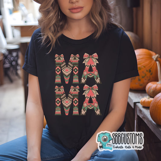 Mama Western Aztec T-shirt
