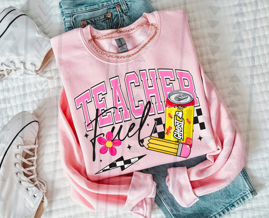 Teacher Fuel Multiple Drink Choice Sweatshirt